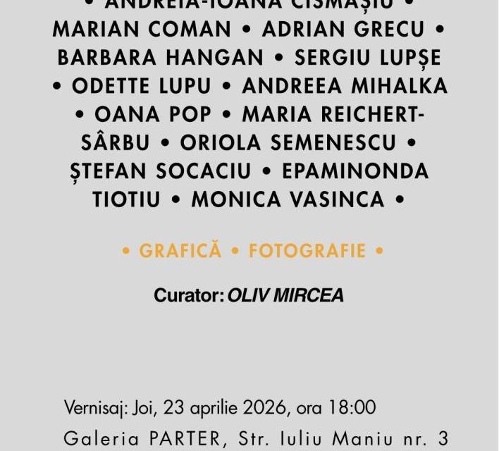 Expoziție de grafică și fotografie la Galeria Parter, Cluj Napoca