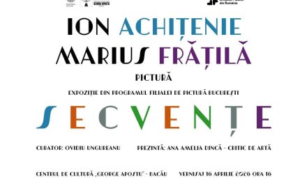 Expoziție Ion Achițenie și Marius Frățilă „Secvențe” @ Centrul de Cultură „George Apostu” Bacău