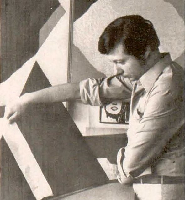 Toma Roată în atelier 1974