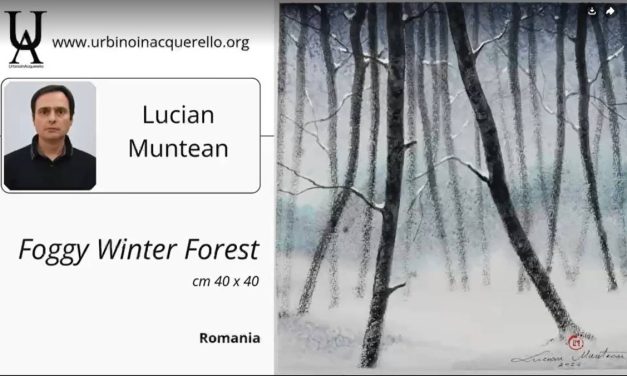 Artistul Lucian Muntean expune la Festivalul UrbinoInAcquerello 2026