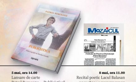 Festivalul de Poezie și Dramaturgie „Patrel Berceanu”, Ediția a VII-a Craiova-Băilești, 5-8 mai 2026
