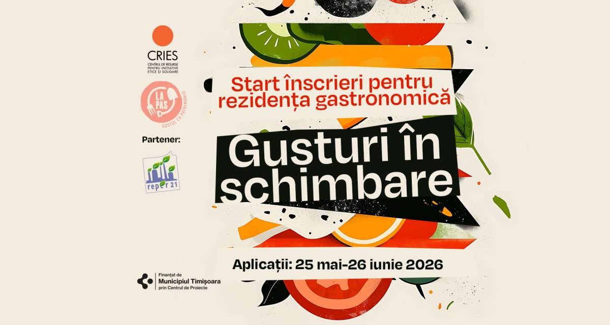 Rezidență artistică gastronomică: apel pentru artiști, bucătari, bloggeri culinari