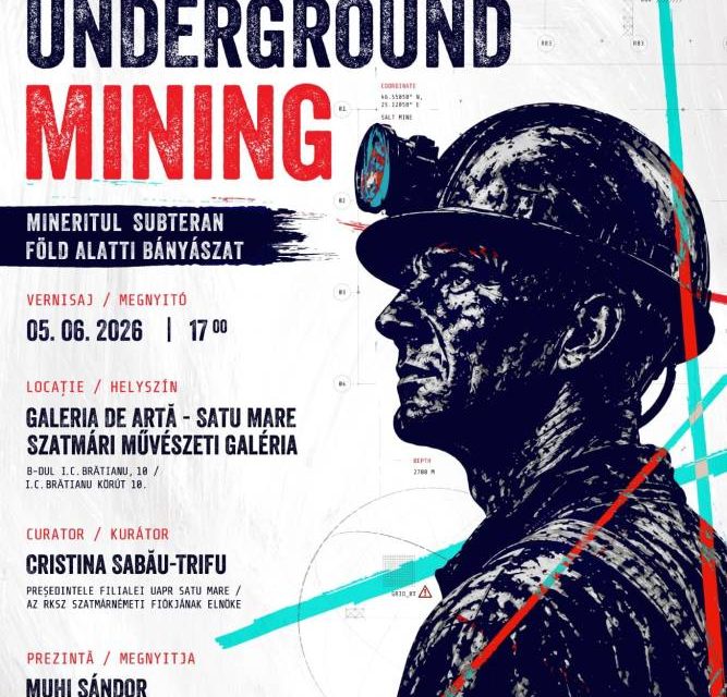 Expoziția de grafică digitală Nono Zilahi „Underground Mining / Mineritul subteran” @ Galeria de Artă din Satu Mare