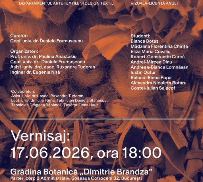 Expoziţie de artă vizuală „PlantArt 2026” @ Grӑdina Botanicӑ „D. Brandza”, București