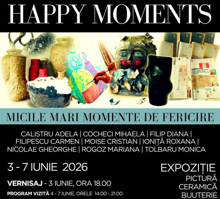 Expoziție mixed media „Micile Mari Momente de Fericire / Tiny – Huge Happy Moments” în cadrul Bucharest Design Festival 2026