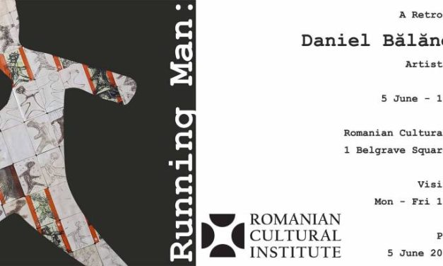 „Running Man“: artistul Daniel Bălănescu expune la sediul ICR Londra și la Britannia Row Gallery