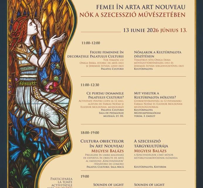Ziua Mondială Art Nouveau la Târgu Mureș / Femeile în arta Art Nouveau